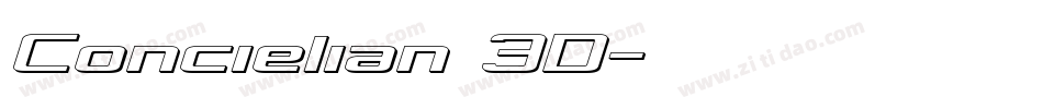 Concielian 3D字体转换